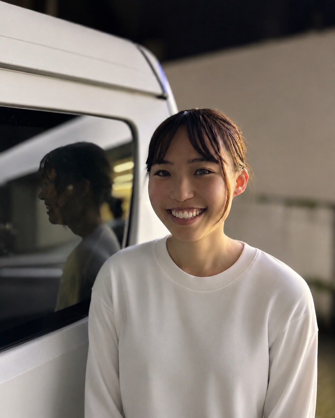 現場で働くスタッフの笑顔